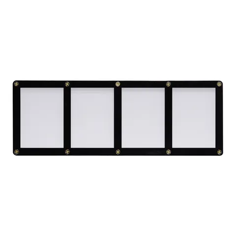 Ultra PRO 4-Card Black Frame Screwdown Holder