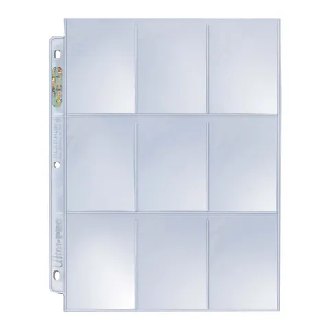 Ultra PRO Platinum Series 9-Pocket Pages (100ct)