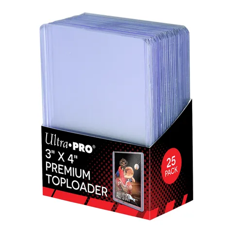 Ultra PRO 3" x 4" Ultra Clear Premium TOPLOADER (25ct)